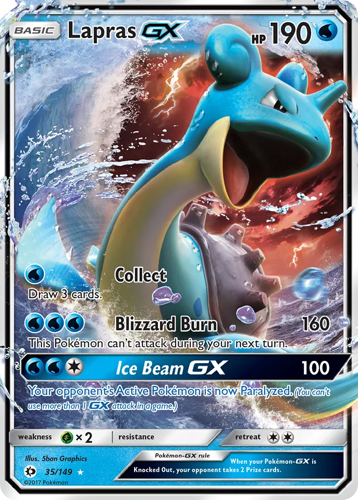 Lapras-GX #35, Sun & Moon