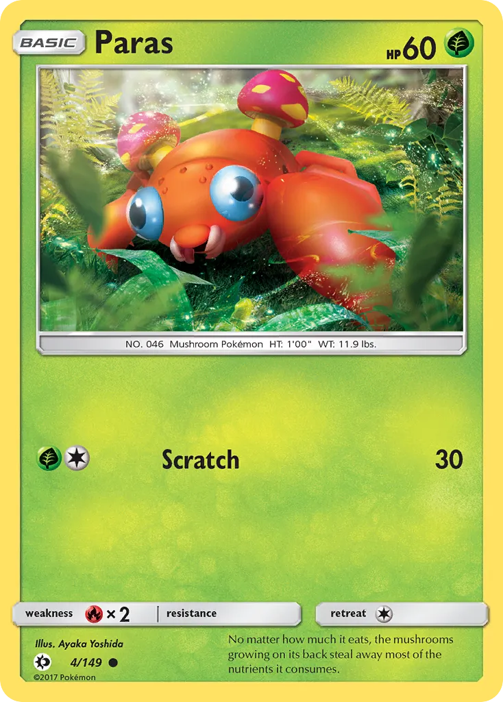 Paras #4, Sun & Moon Reverse Foil
