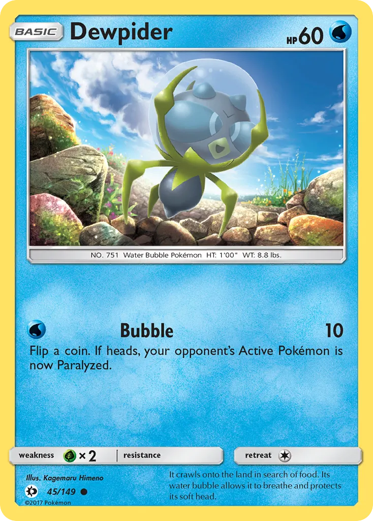Dewpider #45, Sun & Moon