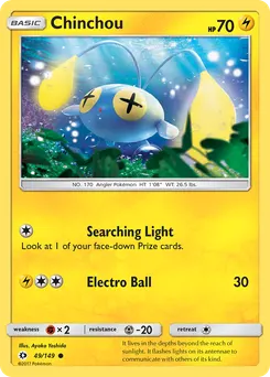 Chinchou #49, Reverse Foil