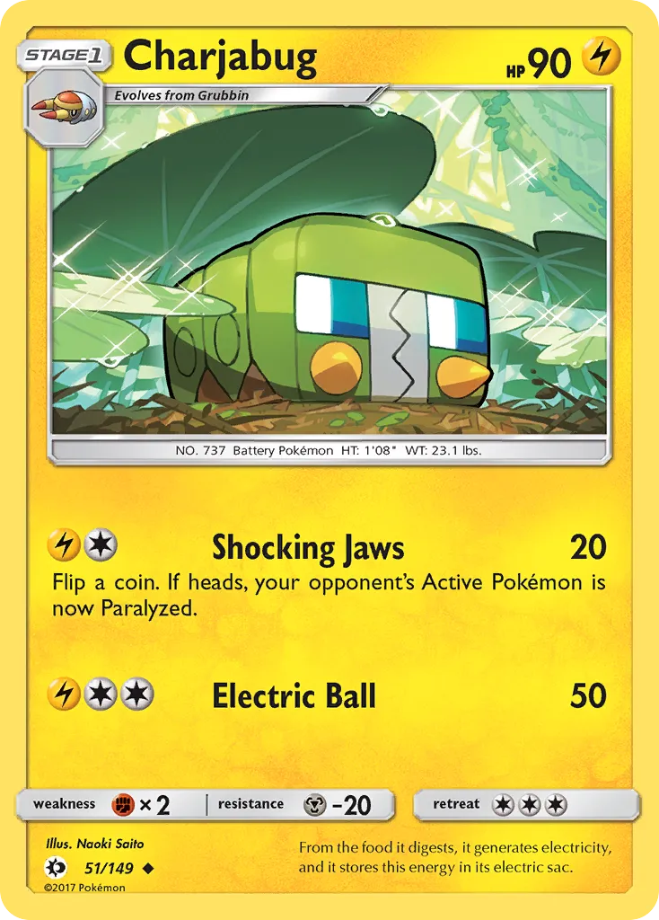 Charjabug #51, Sun & Moon
