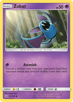 Zubat #54, Reverse Foil