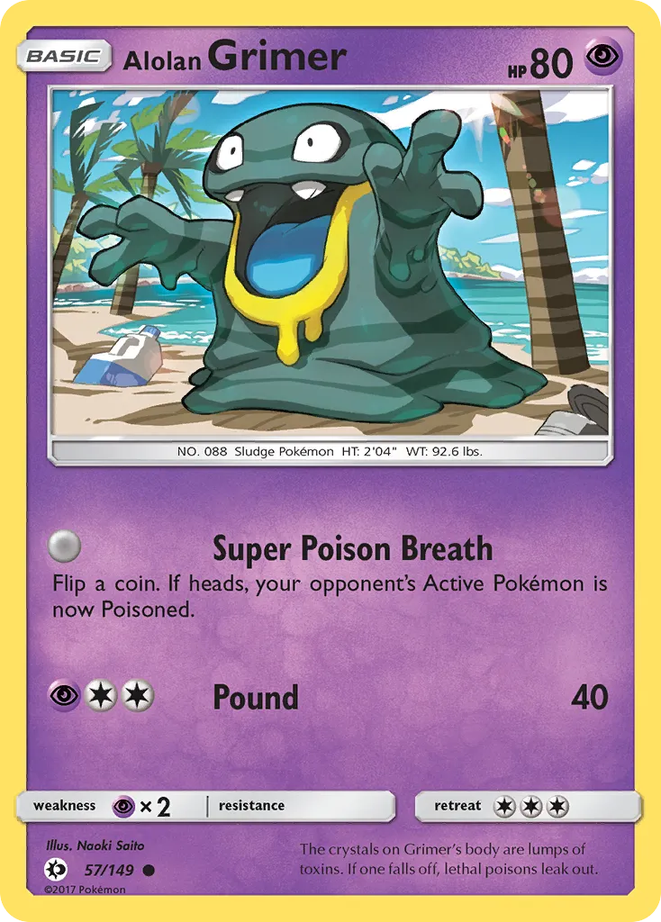 Alolan Grimer #57, Sun & Moon