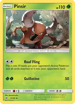 Pinsir #6, Reverse Foil