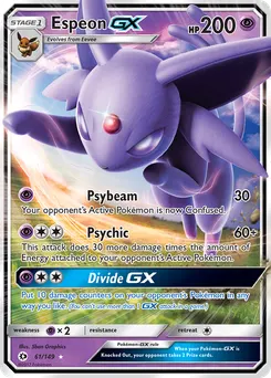 Espeon-GX #61, Standard