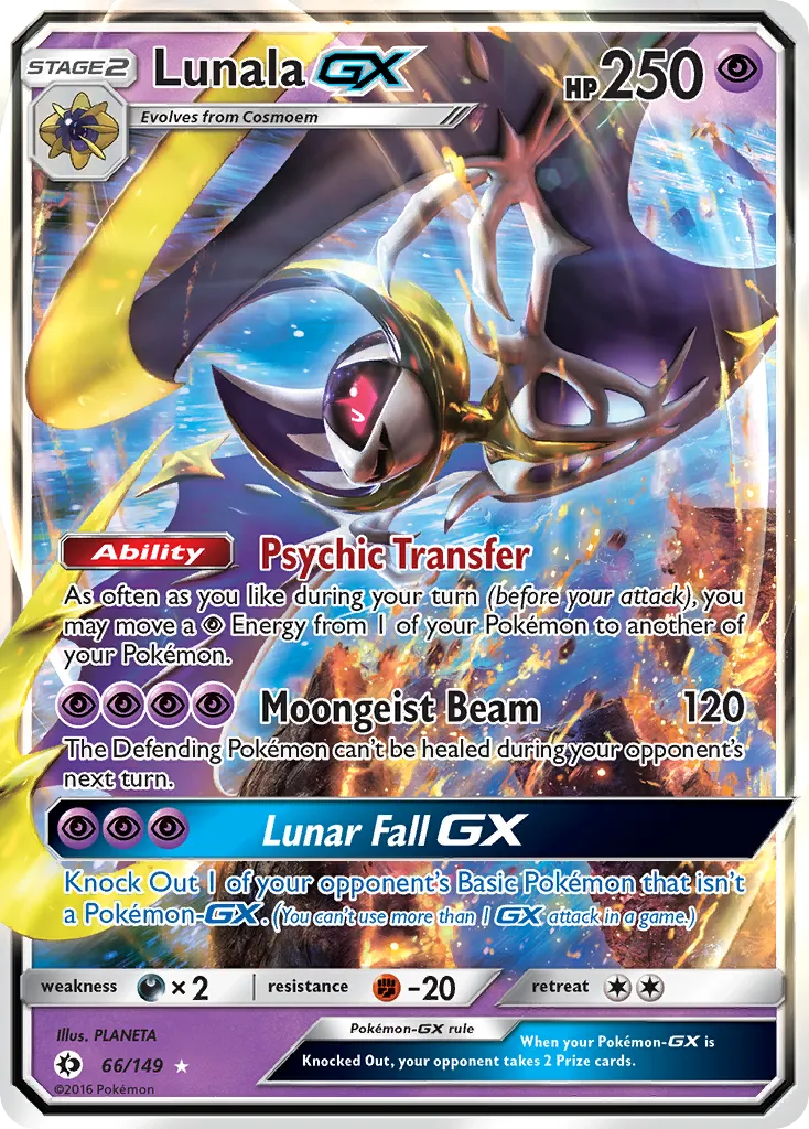 Lunala-GX #66, Sun & Moon