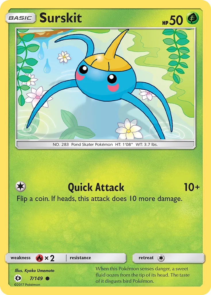 Surskit #7, Sun & Moon