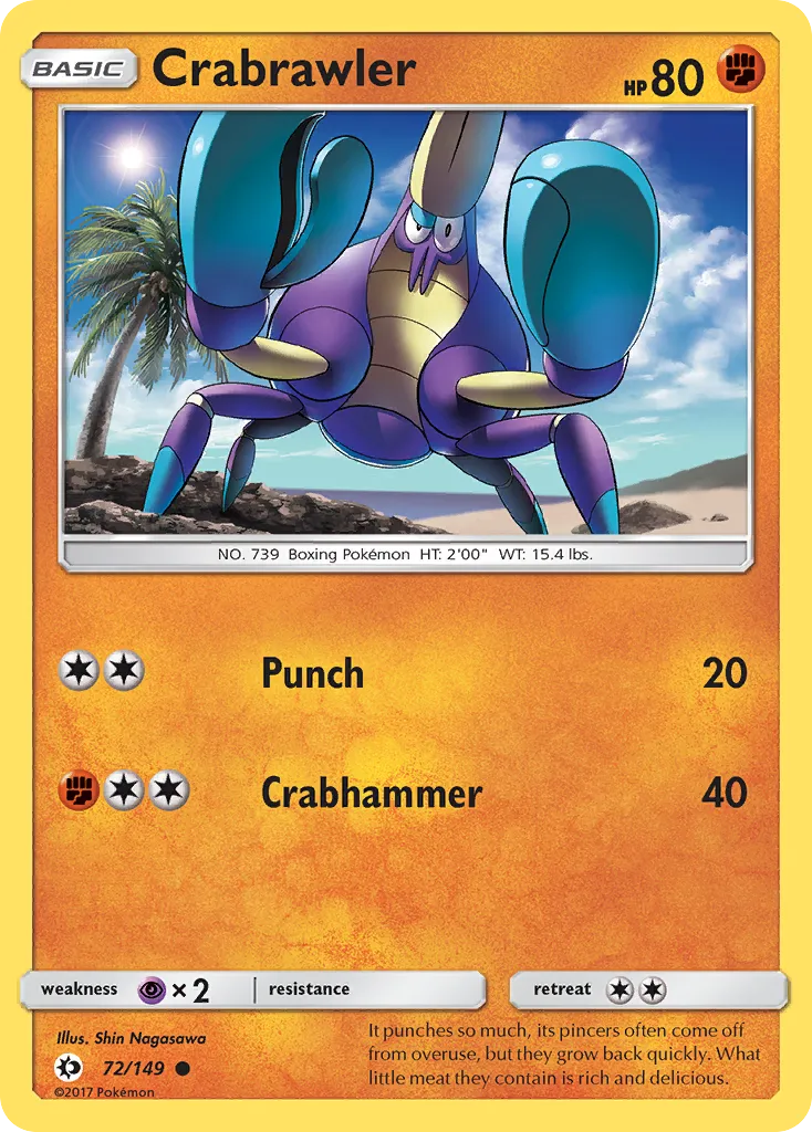 Crabrawler #72, Sun & Moon