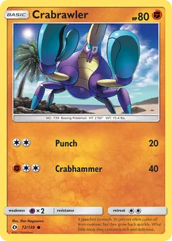 Crabrawler #72, Reverse Foil