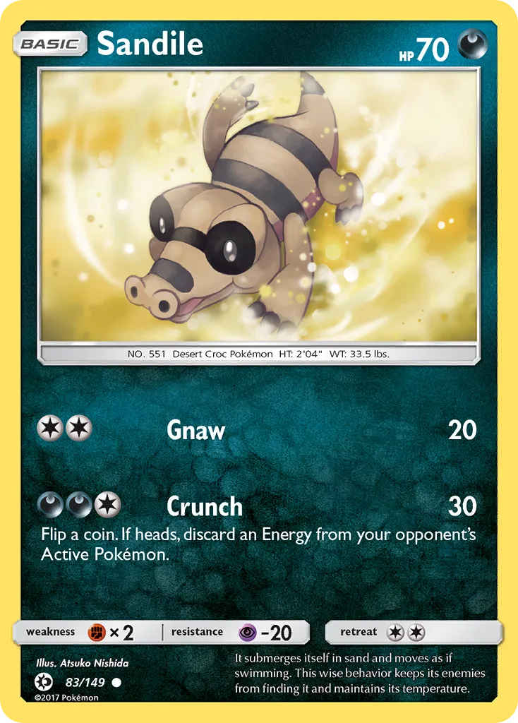 Sandile #83, Sun & Moon Reverse Foil