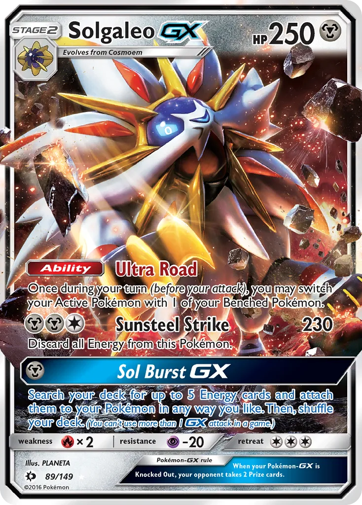 Solgaleo-GX #89, Sun & Moon