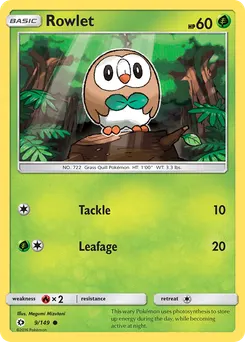Rowlet #9, Cosmos-Decidueye GX Premium Collection