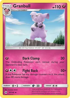 Granbull #91, Sun & Moon