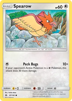 Spearow #97, Sun & Moon