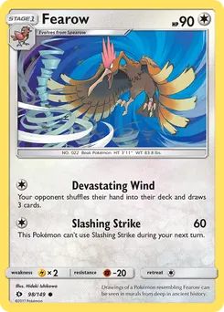 Fearow #98, Reverse Foil