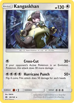 Kangaskhan #99, Reverse Foil