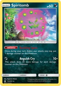 Spiritomb #112, Reverse Foil