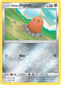 Alolan Diglett #121, Unbroken Bonds