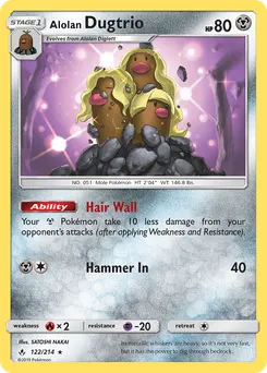 Alolan Dugtrio #122, Unbroken Bonds