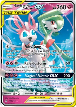 Gardevoir & Sylveon-GX #130, Standard