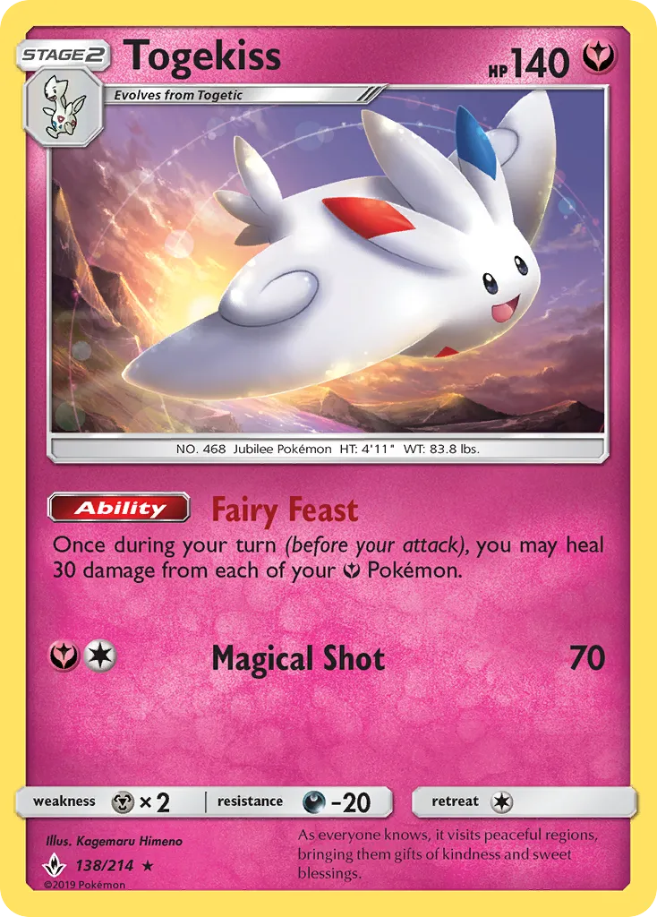 Togekiss #138, Unbroken Bonds