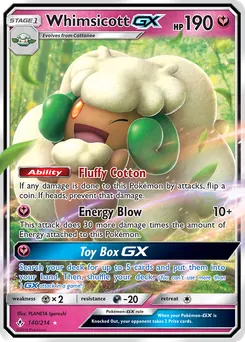 Whimsicott-GX #140, Standard