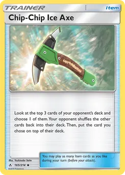 Chip-Chip Ice Axe #165, Unbroken Bonds