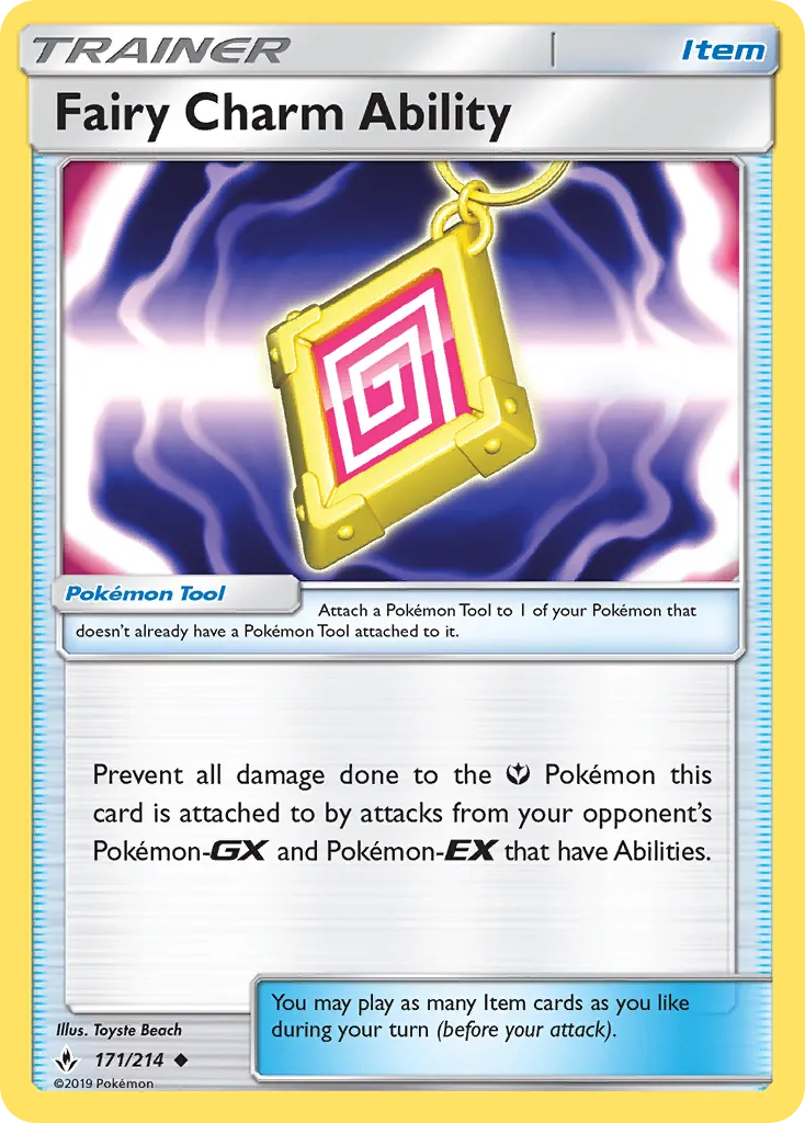 Fairy Charm Ability #171, Unbroken Bonds Reverse Foil