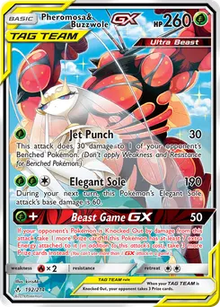 Pheromosa & Buzzwole-GX #192, Standard