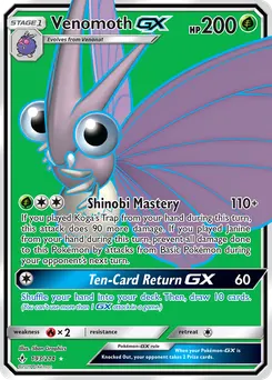 Venomoth-GX #193, Standard