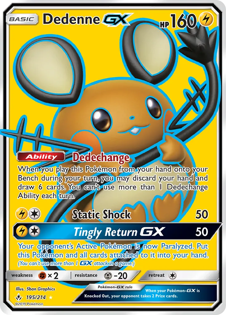 Dedenne-GX #195, Unbroken Bonds