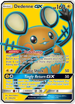 Dedenne-GX #195, Standard