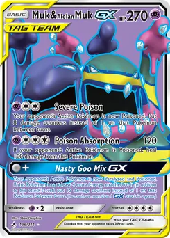 Muk & Alolan Muk-GX #196, Unbroken Bonds