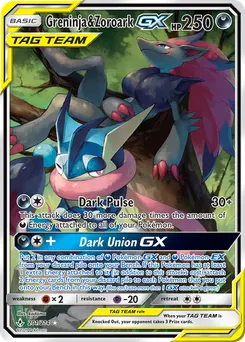 Greninja & Zoroark-GX #201, Standard