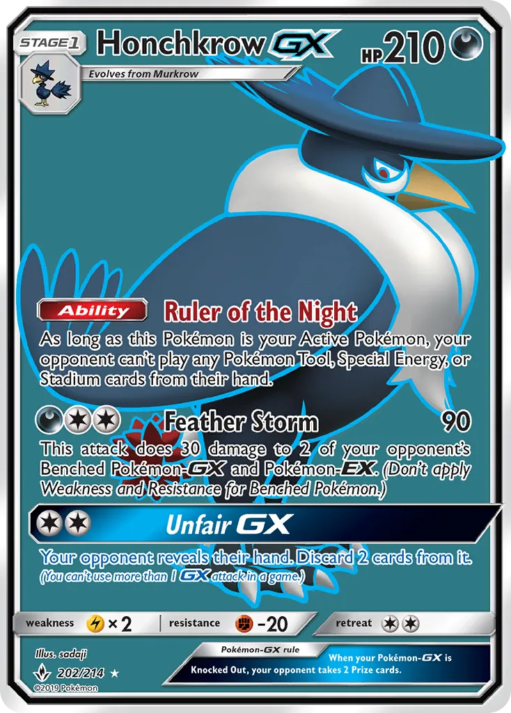 Honchkrow-GX #202, Unbroken Bonds