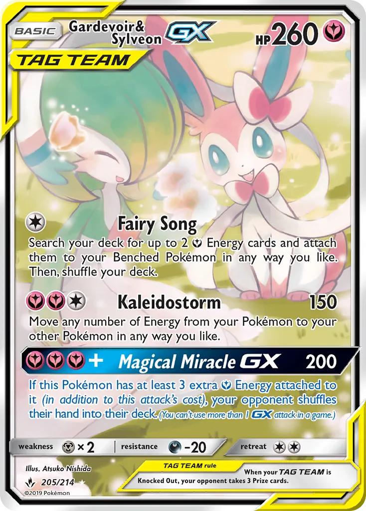 Gardevoir & Sylveon-GX #205, Unbroken Bonds
