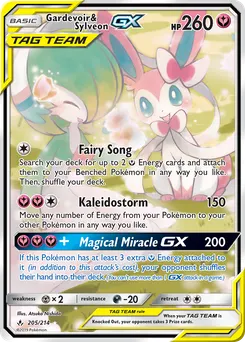 Gardevoir & Sylveon-GX #205, Standard
