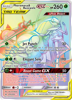 Pheromosa & Buzzwole-GX #215, Secret