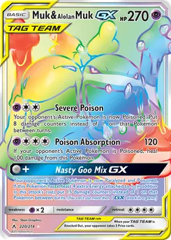 Muk & Alolan Muk-GX #220, Unbroken Bonds