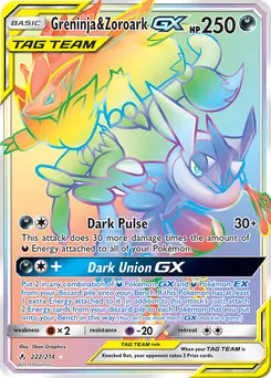 Greninja & Zoroark-GX #222, Secret