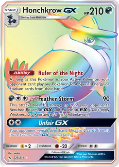 Honchkrow-GX #223, Secret