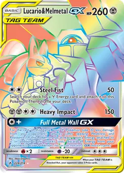 Lucario & Melmetal-GX #224, Secret