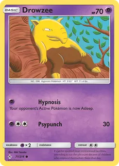 Drowzee #71, Unbroken Bonds