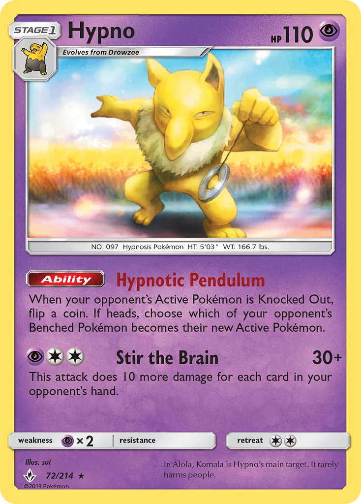 Hypno #72, Unbroken Bonds Reverse Foil