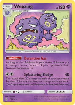 Weezing #74, Reverse Foil