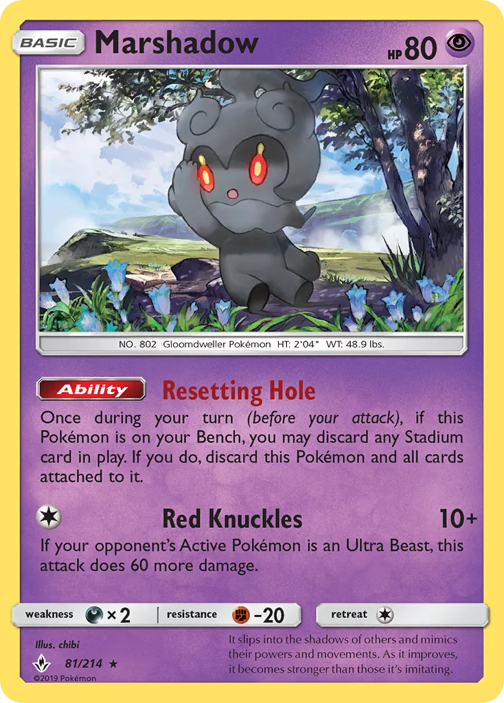 Marshadow #81, Unbroken Bonds Reverse Foil