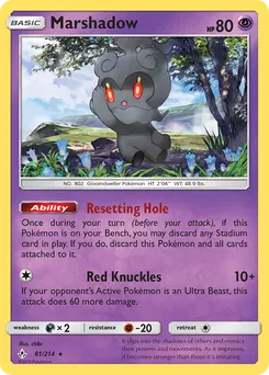 Marshadow #81, Reverse Foil