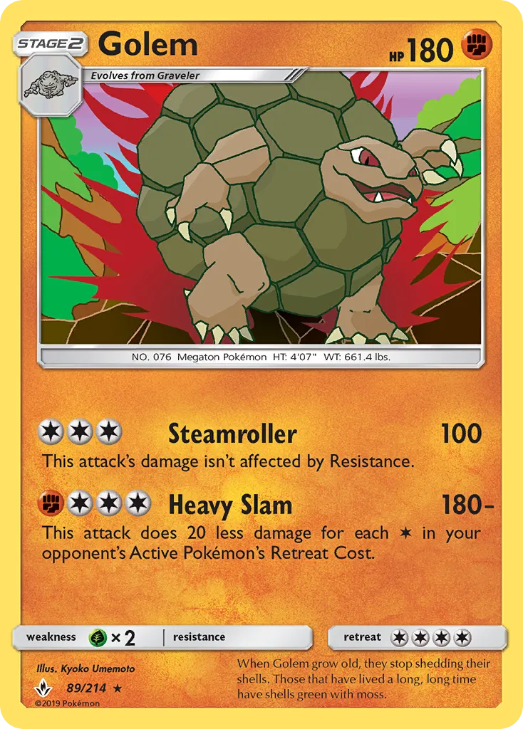 Golem #89, Unbroken Bonds Reverse Foil