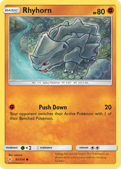 Rhyhorn #92, Unbroken Bonds
