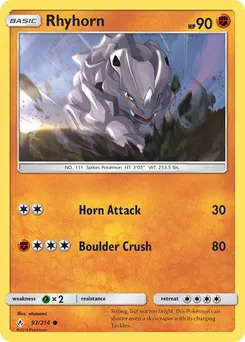 Rhyhorn #93, Unbroken Bonds